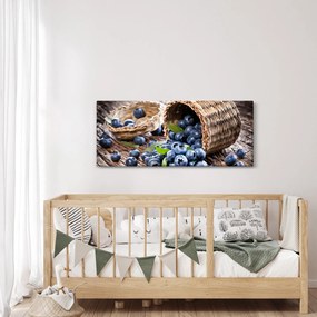 Obraz - Šťavnaté čučoriedky (120x50 cm)