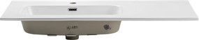 Comad Nábytkové keramické umývadlo s odkladacou plochou GO 2 100CM L DP, 101x46 cm, biela lesklá