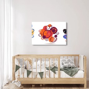Obraz farebných kruhov (90x60 cm)