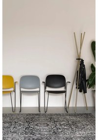 Oceľový vešiak v zlatej farbe Darwin - White Label