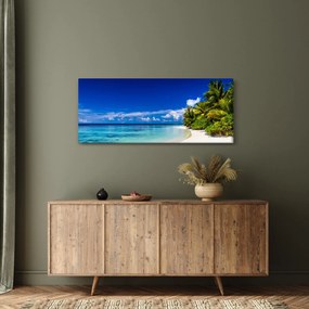 Obraz tropickej pláže (120x50 cm)
