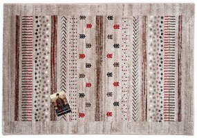 Medipa (Merinos), Kusový koberec Ethno 21818-070 Beige, 160x230, béžová, chodba / predsieň