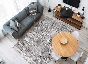 Koberce Breno Kusový koberec TRENDY 404/silver, sivá, viacfarebná,200 x 290 cm