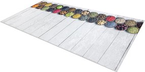 Protišmykový koberec / behúň ANDRE 33200 strieborný / béžový