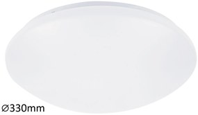 RABALUX Stropné LED svietidlo LUCAS, 18W, denná biela, 33cm, guľaté