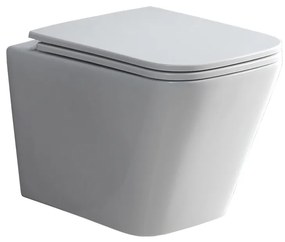 Mereo Mereo, WC závesné kapotované, RIMLESS, 490x340x350, keramické, vr. sedátka, MER-VSD83S