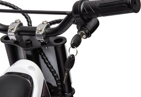 LEAN CARS Dobíjací crossbike A9901 White 36V