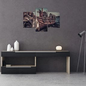 Obraz - Vikingský bojovník (90x60 cm)