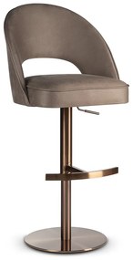 BAROVÁ STOLIČKA VESSA PUMP + HNEDO ZLATÝ PODSTAVEC