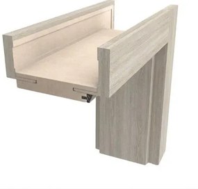 Obložková zárubňa DRE 60 cm pre hrúbku steny 14-16 cm pravá O4DPI60P