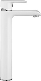 Rea Bloom - vysoká umývadlová batéria, biela-chrómová, REA-B9917