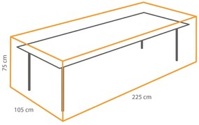 Ochranná plachta na stôl (225x105x75 cm)