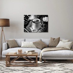 Sklenený obraz - Vianočná horúca čokoláda (70x50 cm)