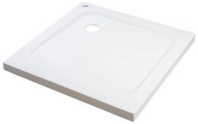Coria 80x80x5 cm Kruhová, akrylová sprchová vanička, so sifonom