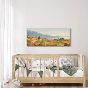 Obraz - Alexandre Calame, Swiss Landscape, reprodukcia (120x50 cm)