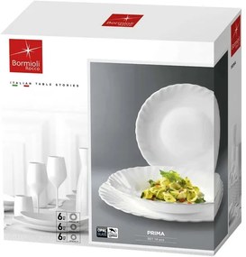 Bormioli Rocco 18-dielna jedálenská súprava Prima
