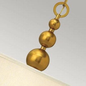 Hinkley - Luster na reťazi ZELDA 3xE27/60W/230V mosadz