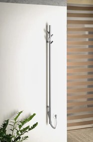 Sapho PASADOR, elektrický sušiak uterákov, guľatý, 150x1500 mm, 30 W, leštená nerez, ER175V