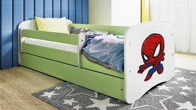 XXXLutz POSTEĽ PRE DETI A MLÁDEŽ 80/160 cm, zelená, biela MID.YOU - Detské izby - 002142000289