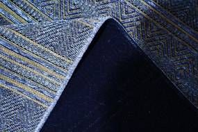 BE Koberec Saran G001  BLUE – modrý obdĺžnikový Rozmer: 60x100 cm