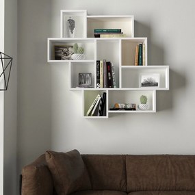 Fali polc Parola - White