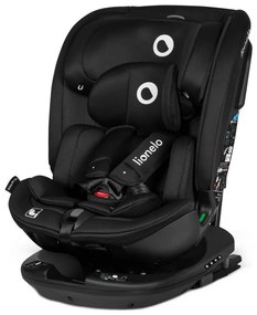Lionelo - Otočná autosedačka s bázou BASTIAAN i-Size 40-150 cm Black Carbon