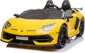 LEAN CARS Elektrické autíčko Lamborghini Aventador SX2028 žlté