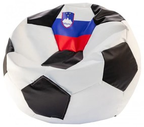 EF1062 Ecopuf Sedací vak ECOPUF - Football L EURO 2024 Slovinsko