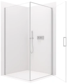 Cerano Porte, 1-krídlový sprchovací kút 90x70 cm, 8mm číre sklo, chrómový profil, CER-CER-413531