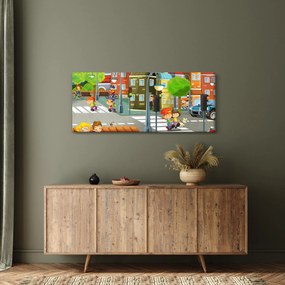 Obraz - Detské mestečko (120x50 cm)