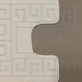 Sada kúpeľňových koberčekov Montana Ethnic Pearl White