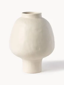 Ručne vyrobená váza z kameniny Saki, V 32 cm