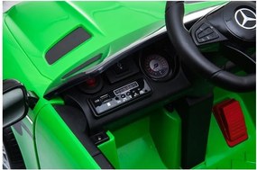 LEAN CARS Mercedes GTR batérie auto zelená