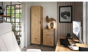 Skrinka s zásuvkou LORA dub artisan