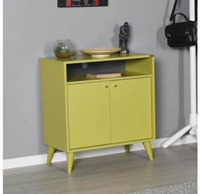 Adore Furniture Komoda 79x73 cm zelená 479ADR1736