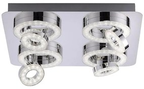 JUST LIGHT. 14662-17 - LED RGBW Stm. bodové svietidlo TIM 4xLED/5,9/230V + DO