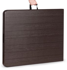 ModernHome Záhradný cateringový stôl, skladací 180 cm