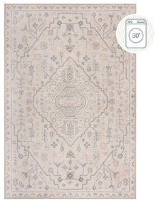 Krémový prateľný koberec 190x290 cm Teo Traditional – Flair Rugs