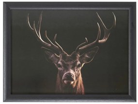 Podnos na nohy s jeleňom Black Deer - 43 * 33 * 7cm