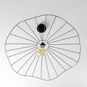 Brilagi - LED závesné svietidlo na lanku CERIA WIRE 1xE27/40W/230V Ø 80 cm čierna