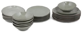 Jedálenská súprava 24 ks zelená/porcelán
