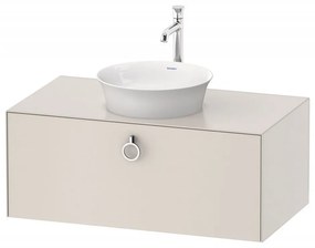 DURAVIT White Tulip závesná skrinka pod umývadlo na dosku, 1 zásuvka, 1000 x 550 x 408 mm, nordická biela matná, WT498103939