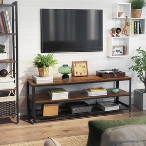 Moderný televízny stolík s vintage prvkami LTV rustic brown