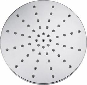 Erga Dubaj, sprchový set s batériou a hlavovou sprchou 23 cm, chrómová, ERG-YKA-BP.DUBAJ23-CHR
