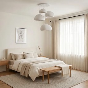 Brilagi - Závesné svietidlo WABI SABI na lanku 4xE27/40W/230V pr. 95 cm biela