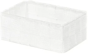 Compactor Úložný organizér do zásuvky Compactor TEX - košík M, 18 x 12 x 7 cm, biely, M
