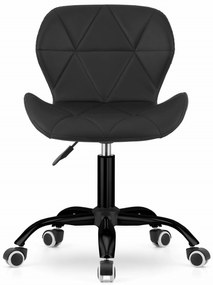 AKCIA Čierne kancelárske kreslo NOTO z eko kože II. akosť