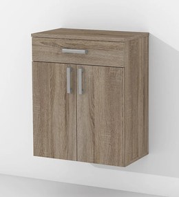 Nabytekmorava Kúpeľňová skrinka K24 farba korpusu: Dub sonoma tmavý, farba dvierok: Dub sonoma tmavý