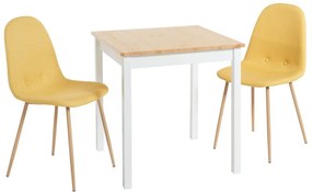 Súprava jedálenského stola Sydney a dvoch jedálenských stoličiek Lissy - Bonami Essentials