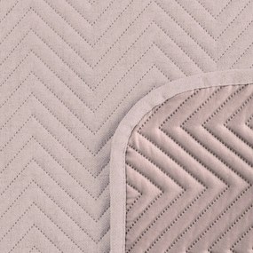 PREHOZ NA POSTEĽ LEN3 200X220 CM RUŽOVÝ